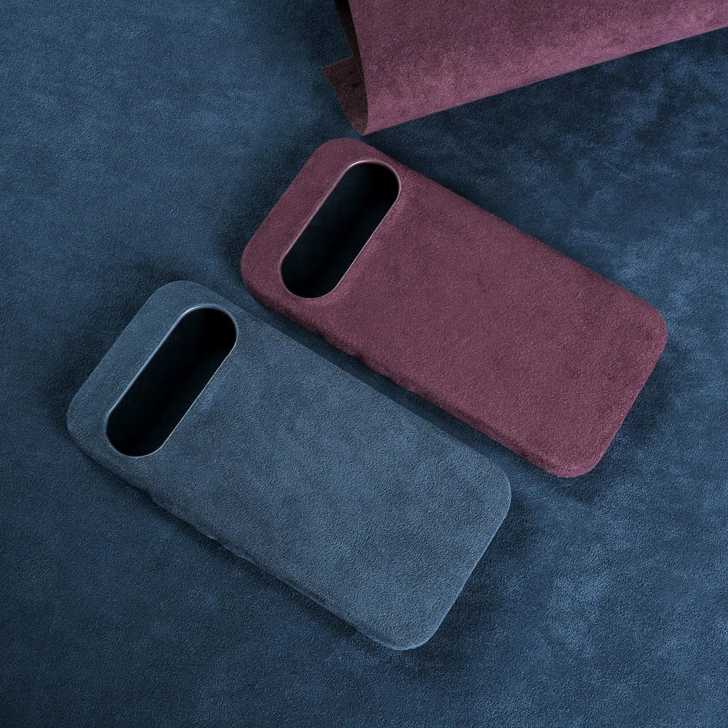 Custodia per Google Pixel — Protezione antiurto effetto camoscio in microfibra
