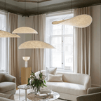 Elegant Silk LED Pendant Light with E27 Socket