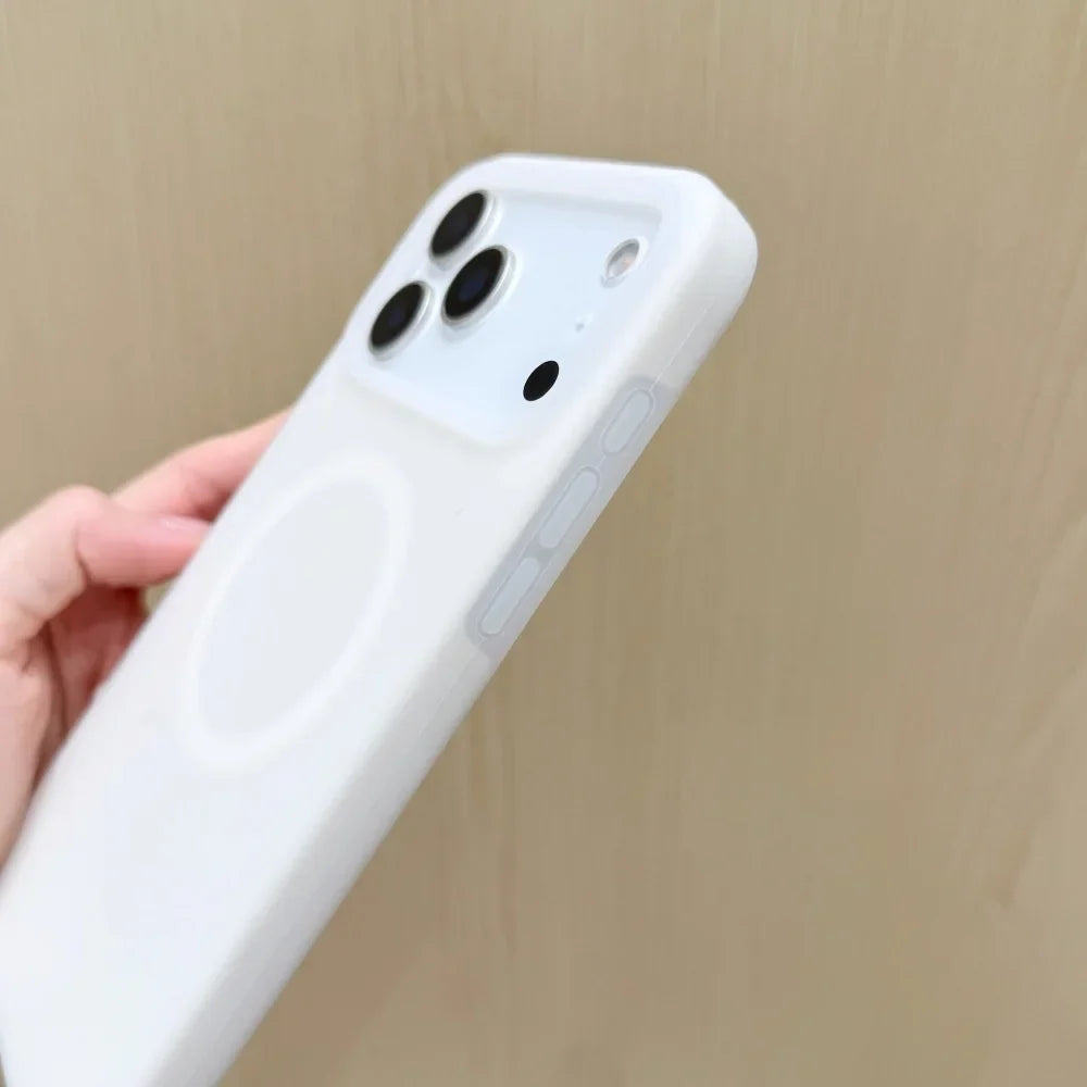 Silikonové pouzdro pro iPhone 15/16/17 Pro Max — stojánek s magnetickým kroužkem