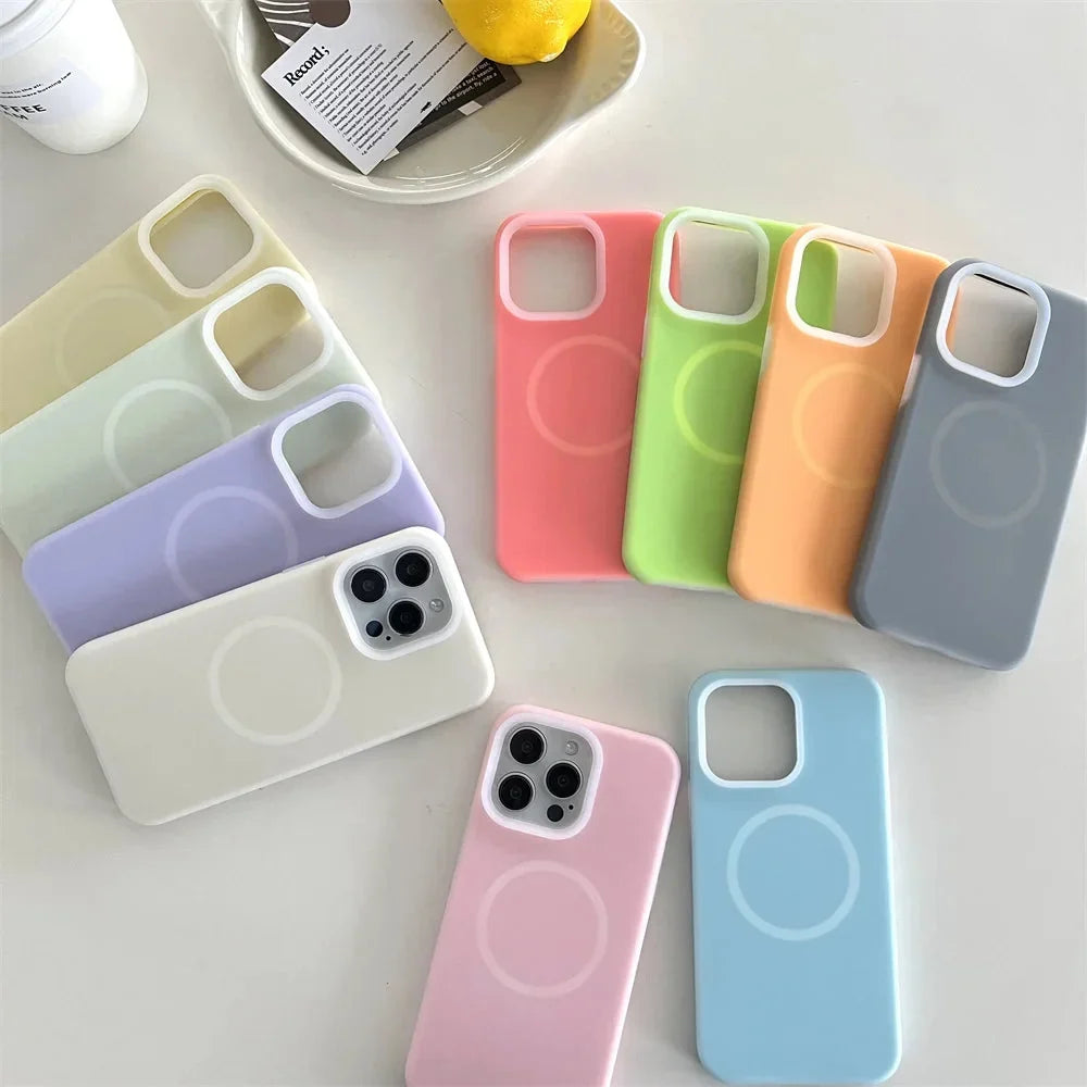 Silikonové pouzdro pro iPhone 15/16/17 Pro Max — stojánek s magnetickým kroužkem
