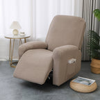 Fitted Recliner Chair Cover with Side Pocket - Euroselle