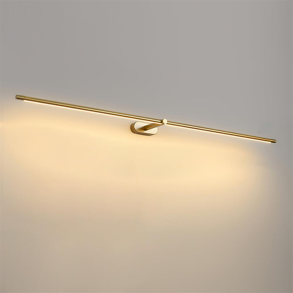 Integrert LED-bildelys i metall, 27–50 tommer, varmt lys