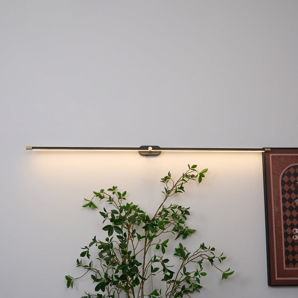 Integrert LED-bildelys i metall, 27–50 tommer, varmt lys