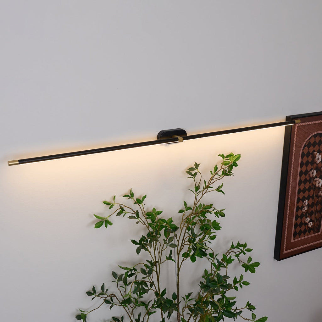 Integrert LED-bildelys i metall, 27–50 tommer, varmt lys