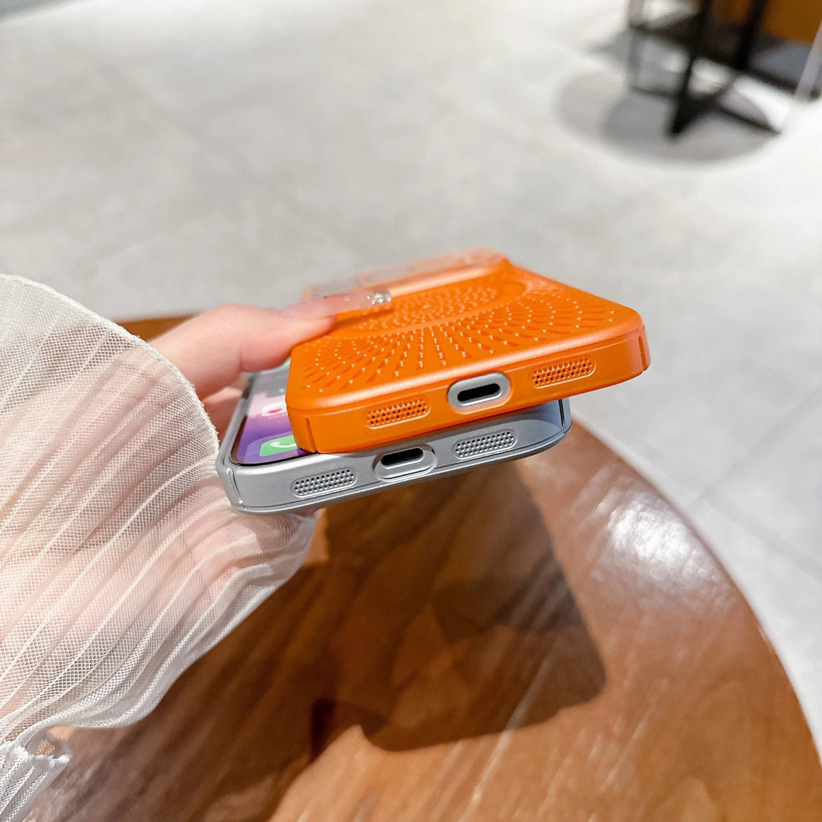 Pouzdro MagSafe pro iPhone 12–17 Pro Max — tvrzená ochrana fotoaparátu, chlazení