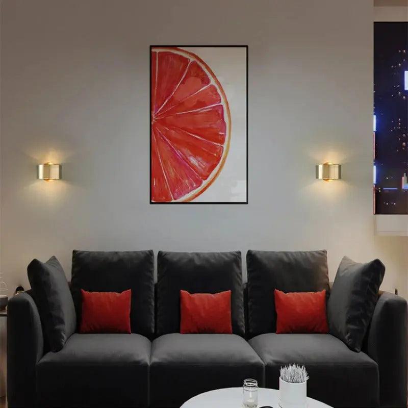Applique murale contemporaine avec abat-jour métallique — Éclairage à bras réglable