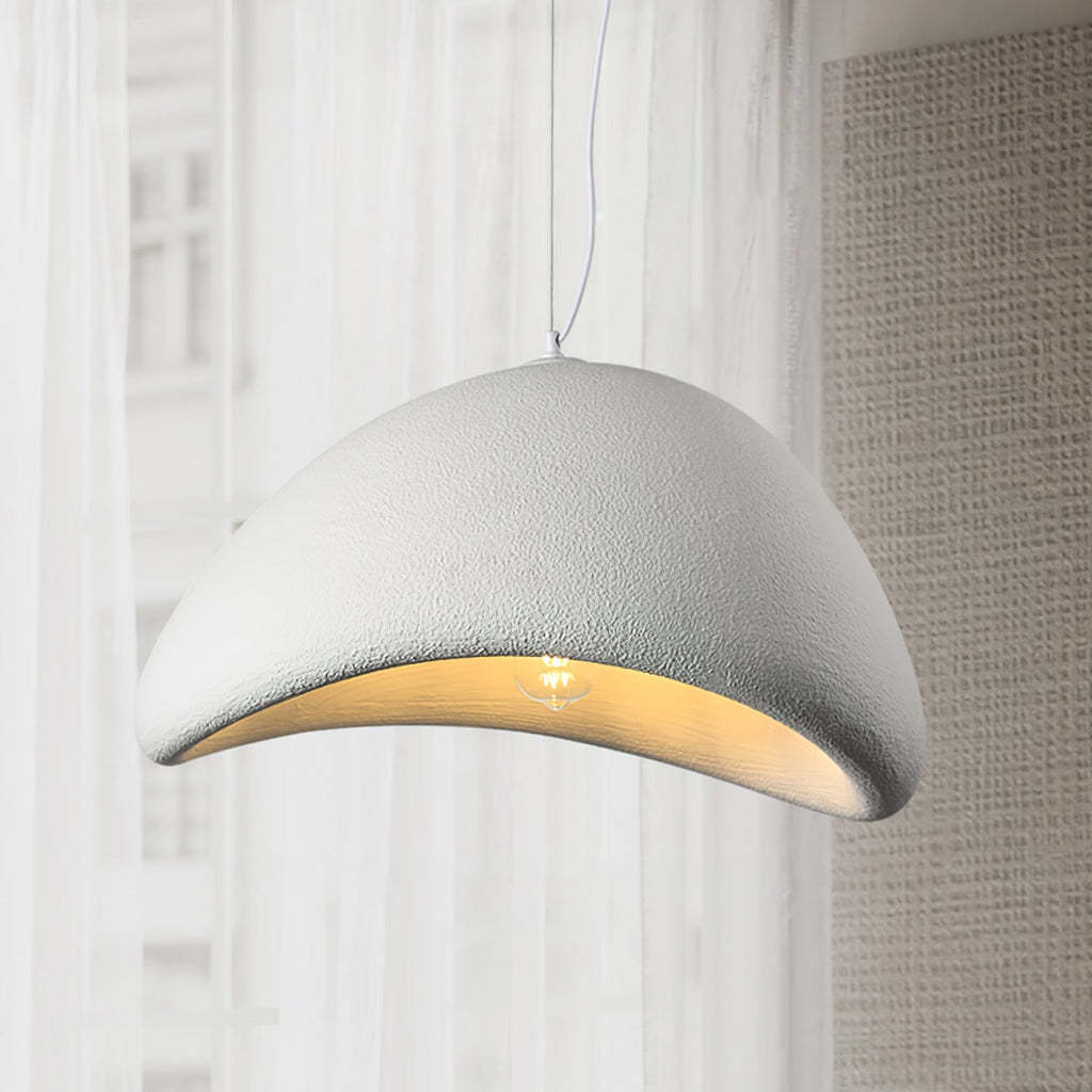Lámpara colgante Luna Moon — cúpula curva, difusión uniforme
