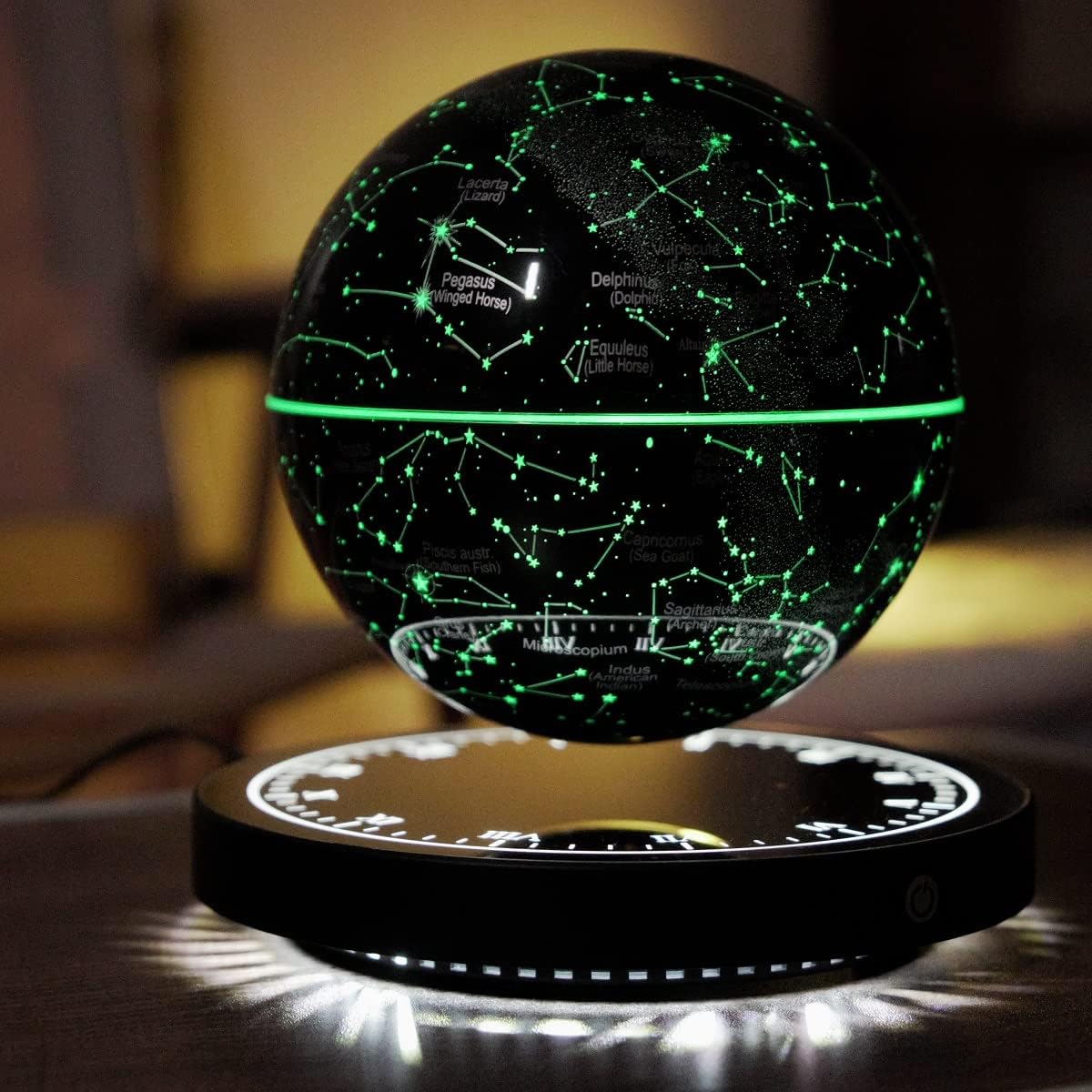 Magnetic Levitation Star Map Globe Night Light, 360° Rotating