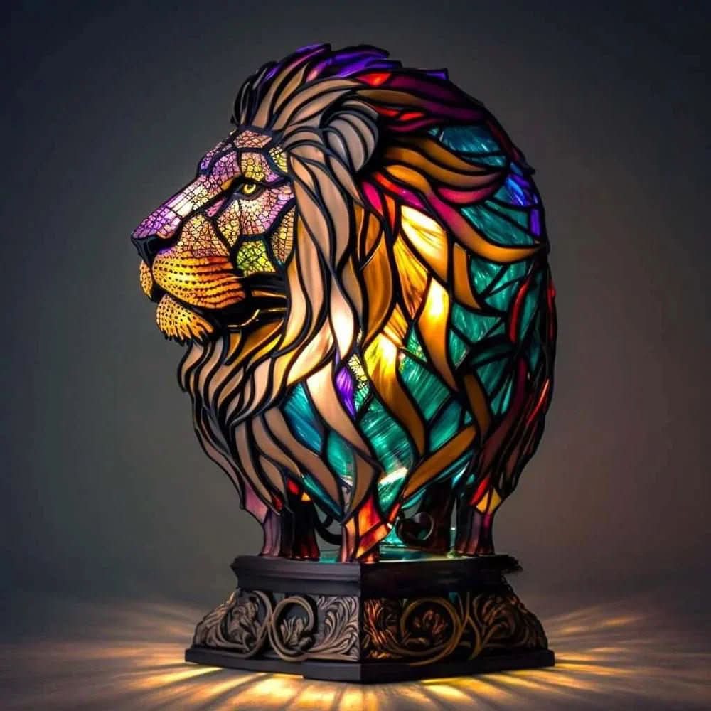 Lampă decorativă LumaFauna - design cu animal sculptat, lumină de accent