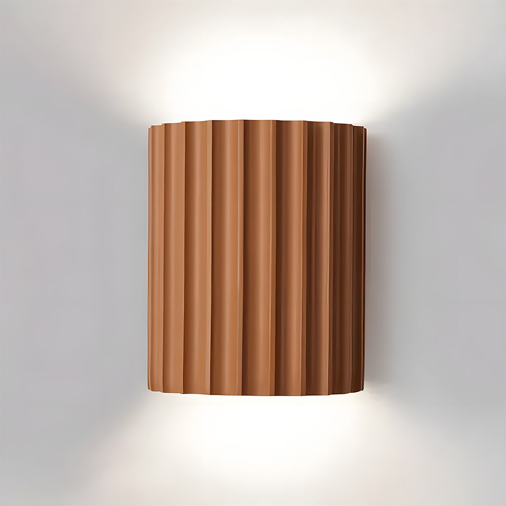 Aplique escultórico de resina con dos portalámparas G9 para iluminación de acento en dormitorio y pasillo, acabado verde, luminaria compacta de interior de 6,5 pulgadas