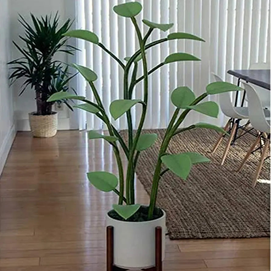 39 in Smart LED Faux Plant Floor Lamp — App-Controlled Ambient Light