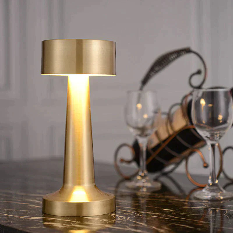 AstraGlow Retro Rechargeable Wireless LED Table Lamp For Restaurants And Bars