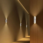 LED Nachtlicht Katzenaugen-Design Bewegungssensor USB wiederaufladbar | Euroselle
