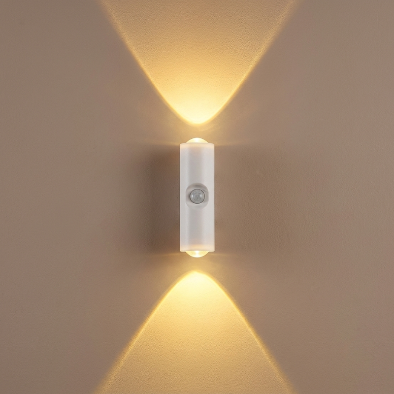 LED Nachtlicht Katzenaugen-Design Bewegungssensor USB wiederaufladbar | Euroselle