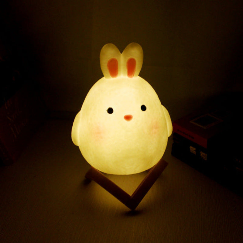 Animal Character LED Night Light, Soft Silicone, Portable, LED | Euroselle