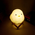 Animal Character LED Night Light, Soft Silicone, Portable, LED | Euroselle