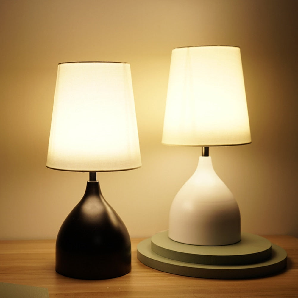 LED Table Lamp Solid Wood Housing 5W Warm Light Indoor Plug Powered | Euroselle