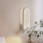 Wall Lamp LED Aluminum Iron Adjustable Reading Light Black White | Euroselle