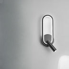 Wall Lamp LED Aluminum Iron Adjustable Reading Light Black White | Euroselle