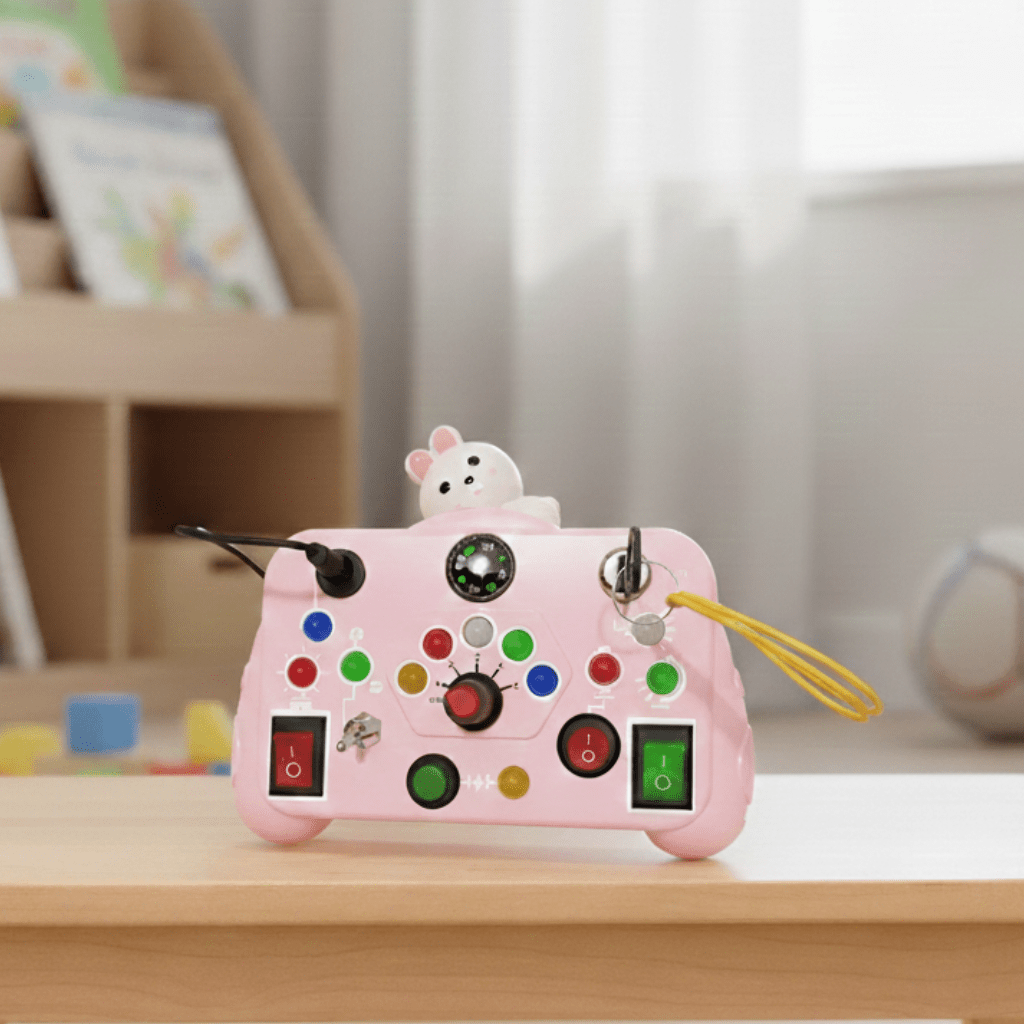 LuminaPlay svítící montessori multisenzorická vzdělávací tabule - LED panel s aktivitami pro děti ve věku 2–4 let