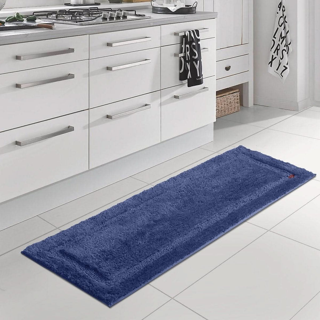 LumaSoft LuxeMat Extra Long Non Slip Floor Mat — Plush Quick Dry Comfort
