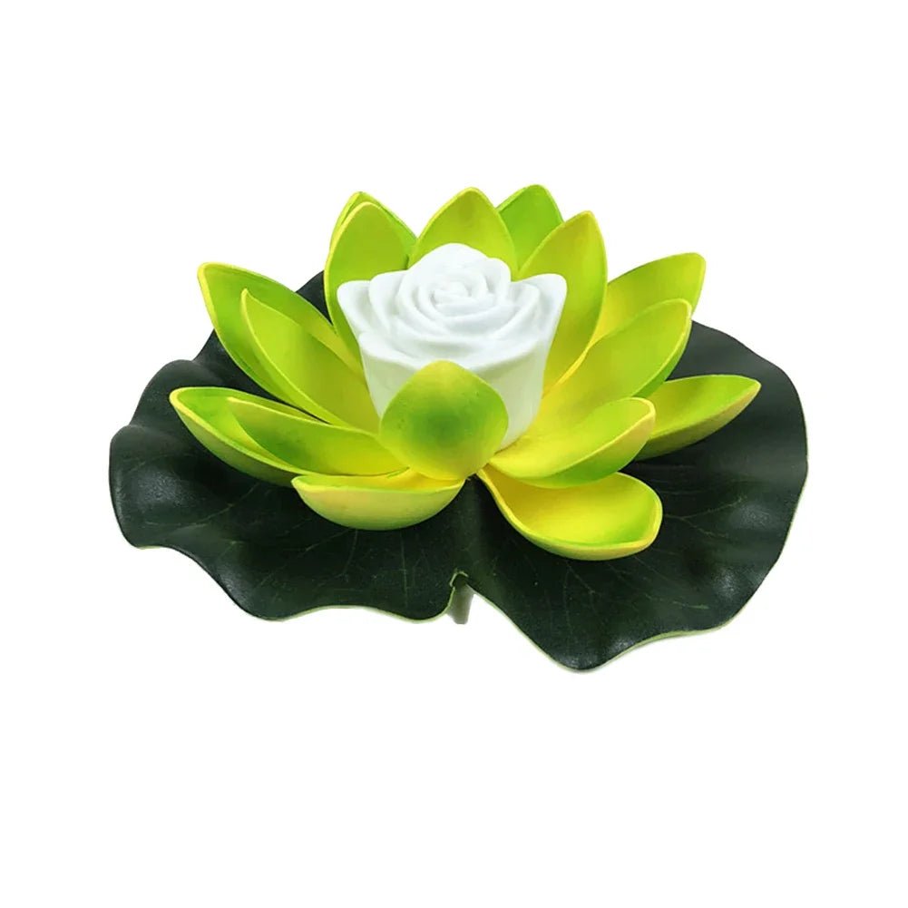 AquaGlow vanntett LED-damlys — flytende design, mykt stemningslys
