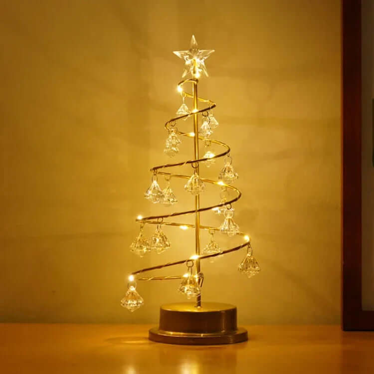AuroraLeaf Eleganter LED-Weihnachtsbaum — Zeitgemäßes Design, gemütlich warmes Leuchten