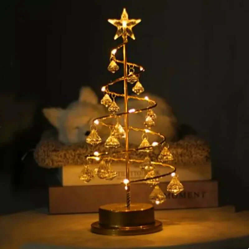 AuroraLeaf Eleganter LED-Weihnachtsbaum — Zeitgemäßes Design, gemütlich warmes Leuchten