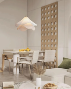 Silvesta | Pendant Ceiling Light With Layered Petal Shade And Soft Glow