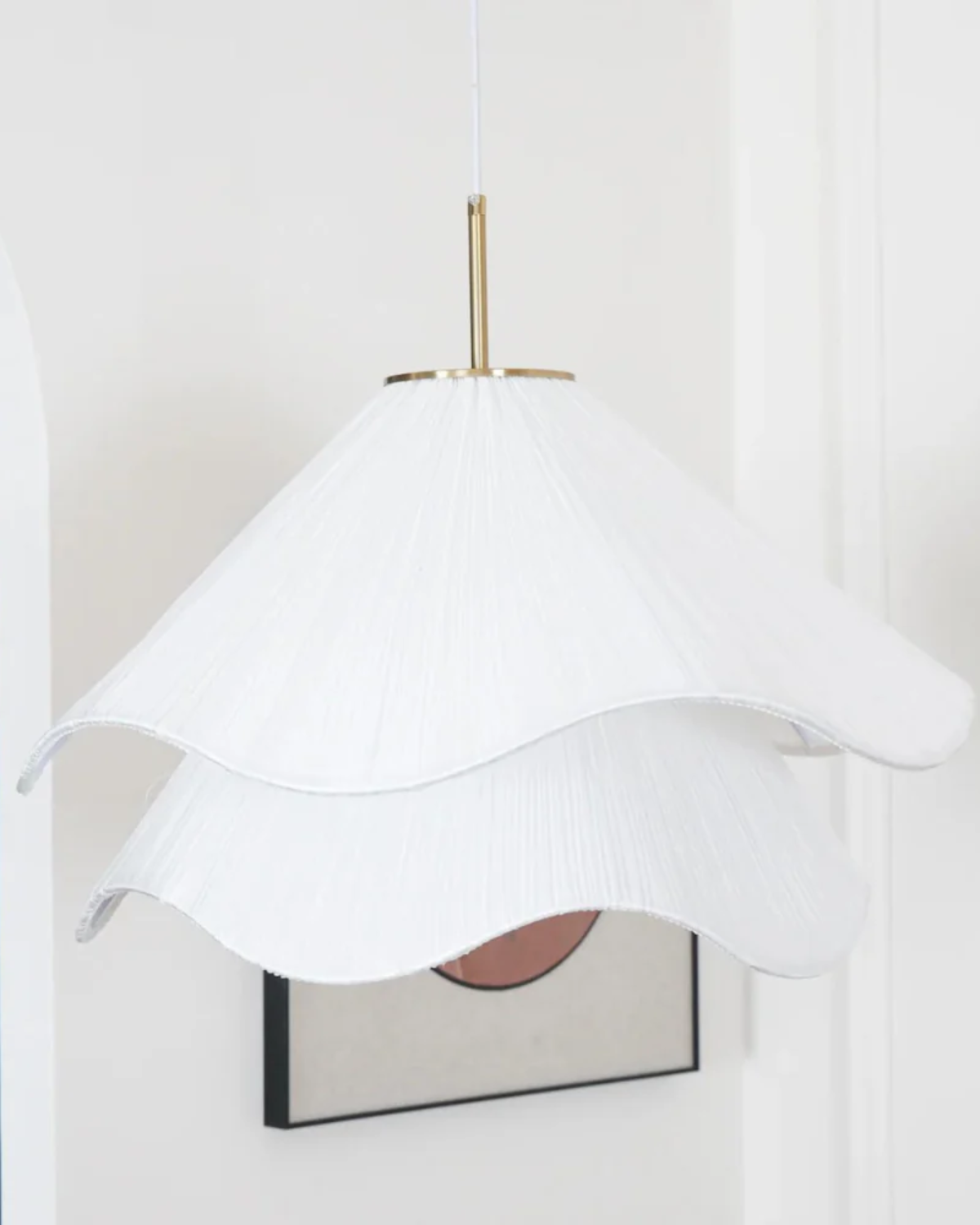 Silvesta | Pendant Ceiling Light With Layered Petal Shade And Soft Glow