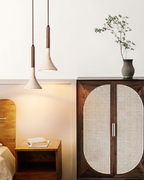 Arvalo | Ceiling Pendant in Natural Wood Finish - Modern Minimal Light