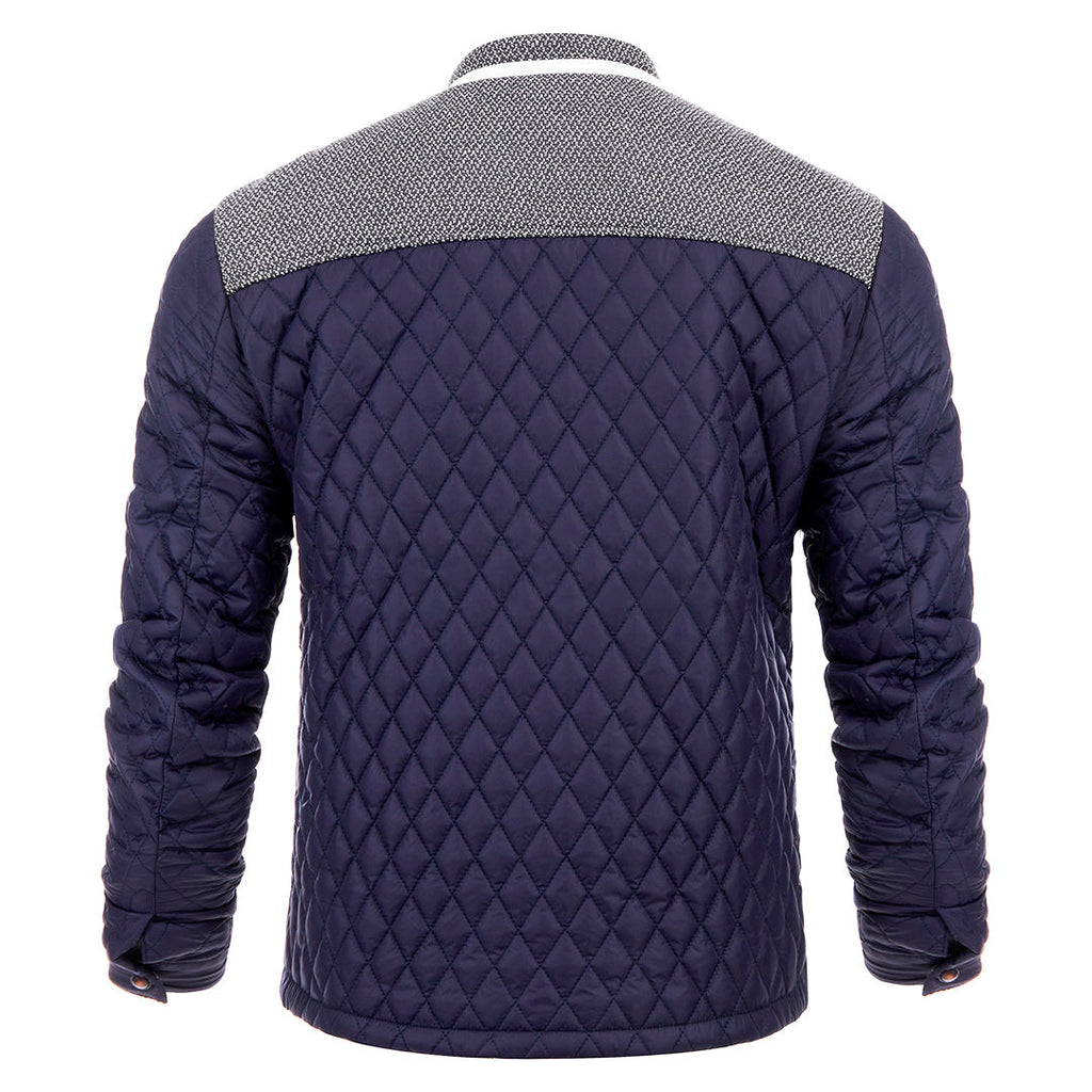 Chaqueta acolchada de poliéster impermeable para hombre — resistente a los arañazos