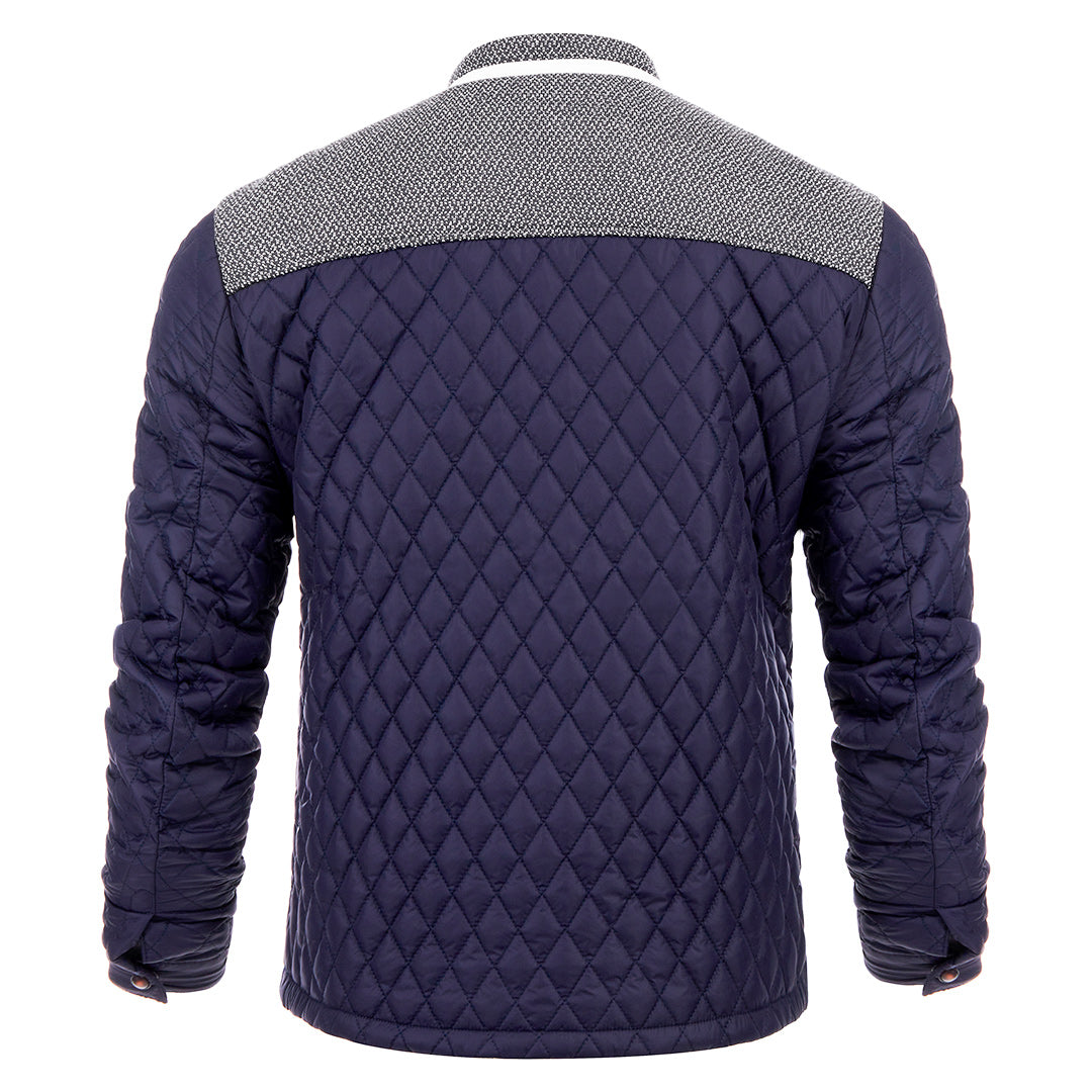 Chaqueta acolchada de poliéster impermeable para hombre — resistente a los arañazos