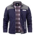 Chaqueta acolchada de poliéster impermeable para hombre — resistente a los arañazos