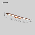Calorex Moderne lineare Metallwandleuchte für Schlafzimmer Bad