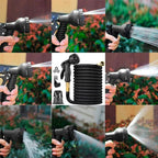 100FT Expandable Garden Hose for Easy Watering & 8 Spray Patterns - Euroselle