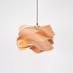 Narela Wood And Metal Link Pendant Light For Dining
