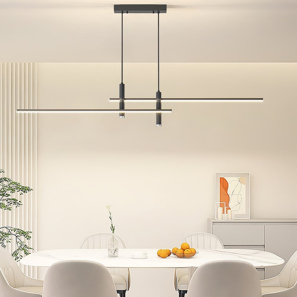 Korren Modern Linear Pendant Light for Dining Room