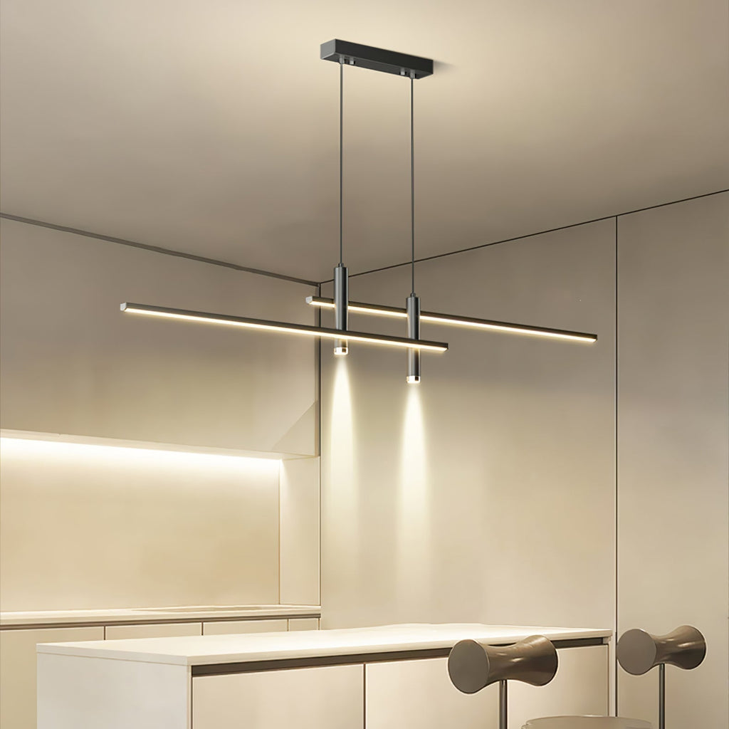 Korren Modern Linear Pendant Light for Dining Room