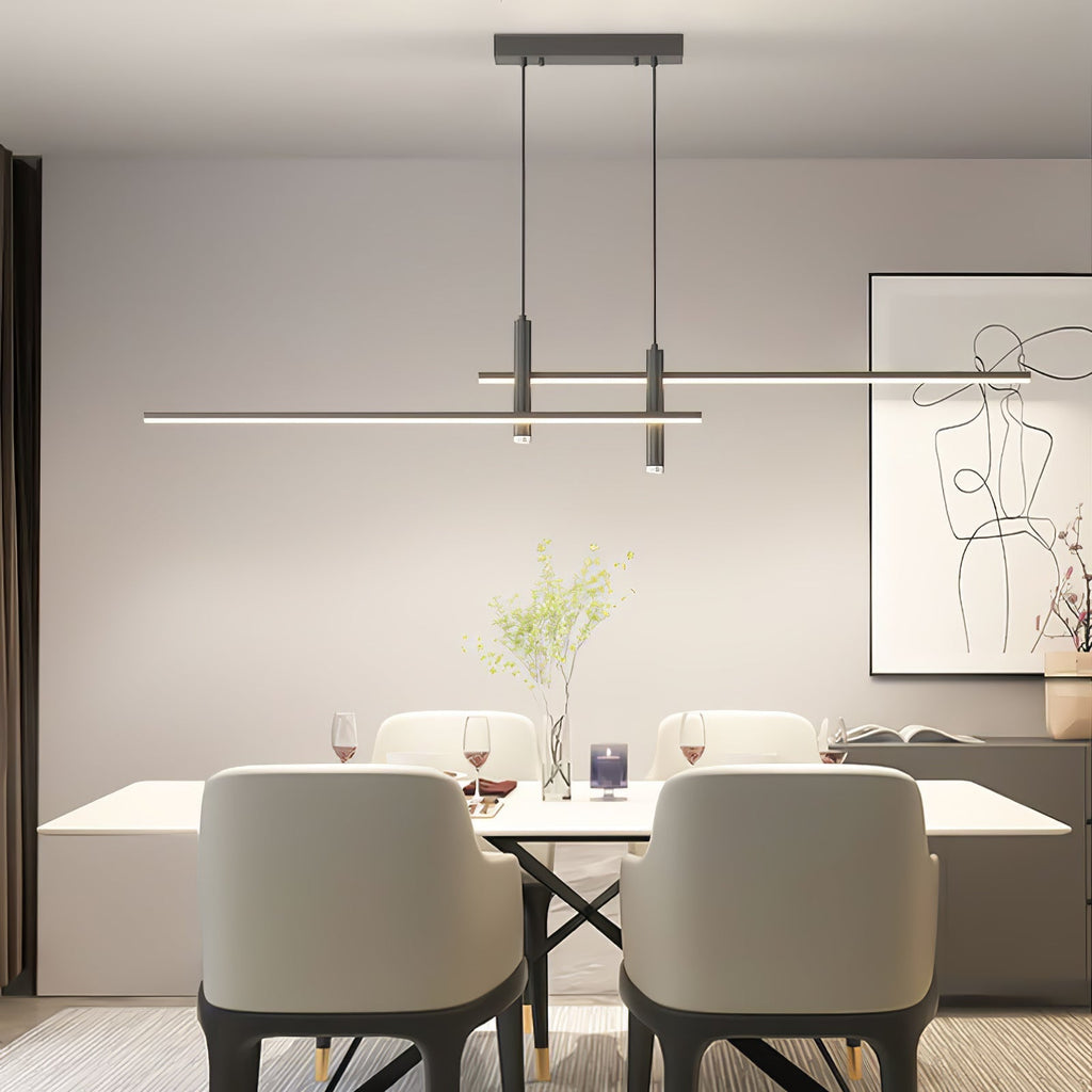 Korren Modern Linear Pendant Light for Dining Room