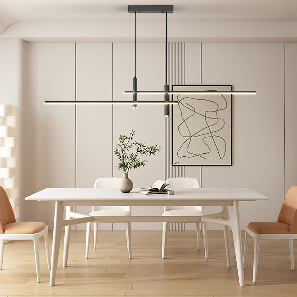 Korren Modern Linear Pendant Light for Dining Room