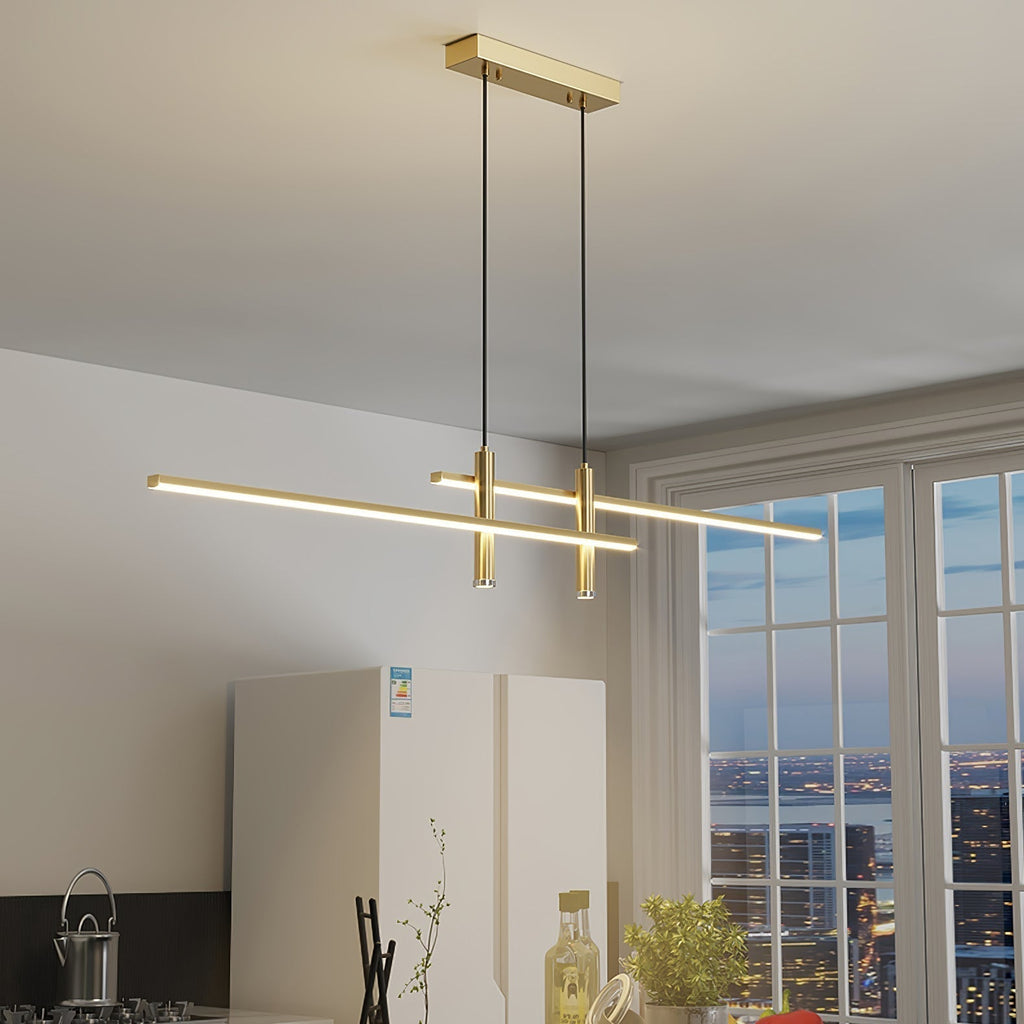 Korren Modern Linear Pendant Light for Dining Room
