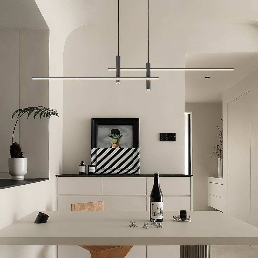 Korren Modern Linear Pendant Light for Dining Room