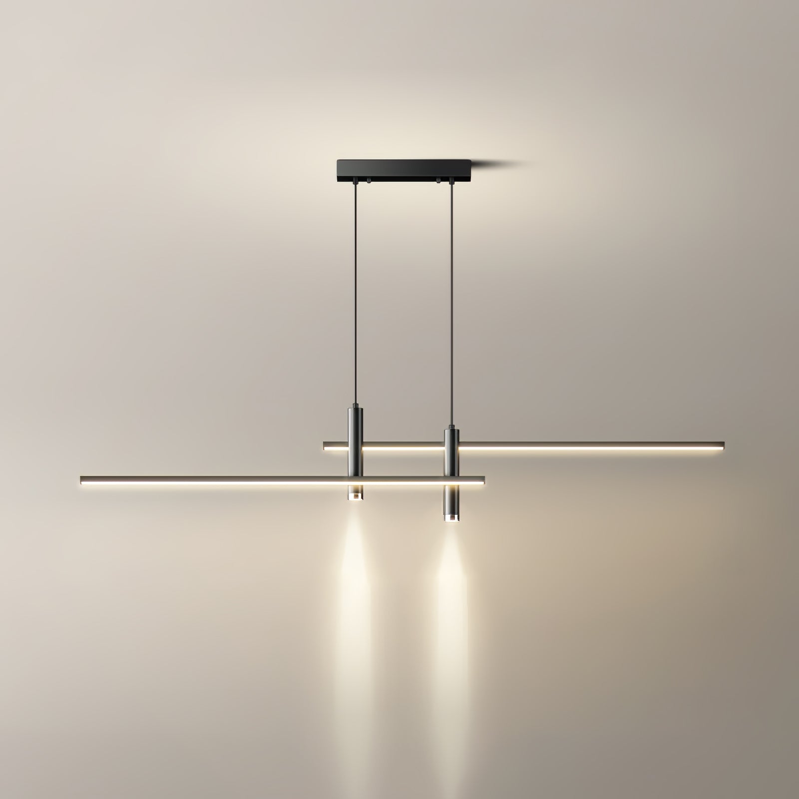 Korren Modern Linear Pendant Light for Dining Room