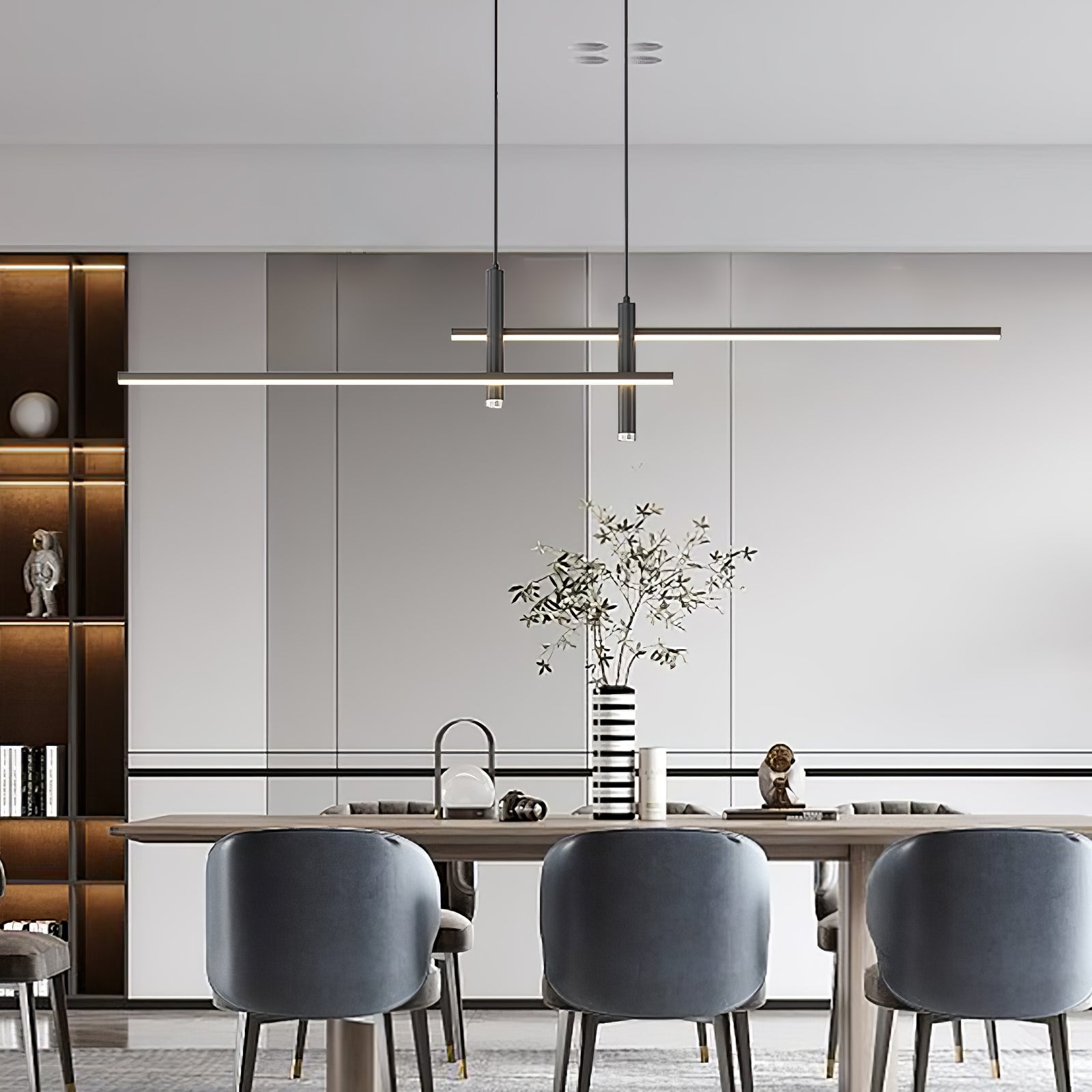 Korren Modern Linear Pendant Light for Dining Room