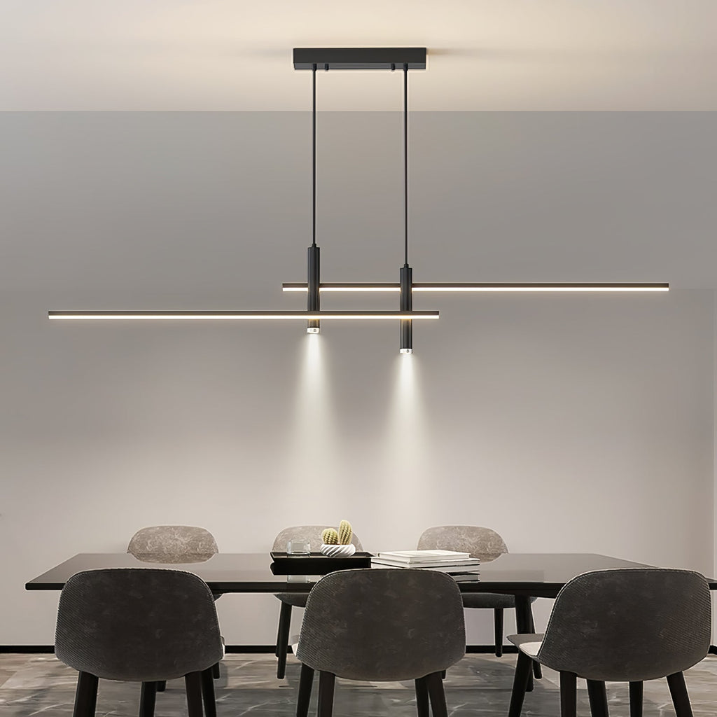 Korren Modern Linear Pendant Light for Dining Room