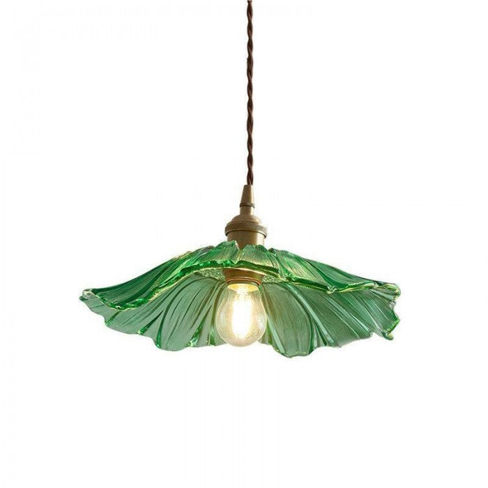Marisol Lotus Glass Pendant Light For Bedroom Living Room
