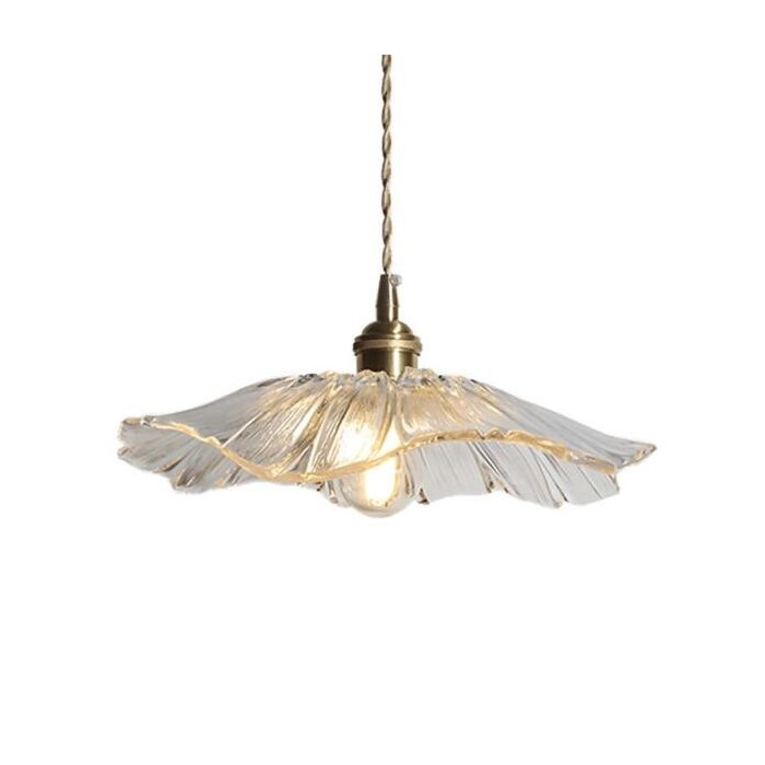 Marisol Lotus Glass Pendant Light For Bedroom Living Room