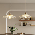 Marisol Lotus Glass Pendant Light For Bedroom Living Room