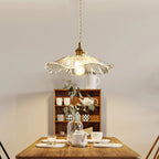 Marisol Lotus Glass Pendant Light For Bedroom Living Room